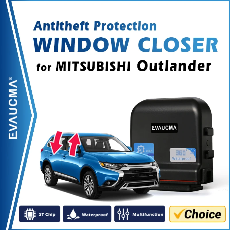 For MITSUBISHI Outlander Car Antitheft Protection Window Closer Lifter Kit Auto Power Window Close System Alarm Accessories