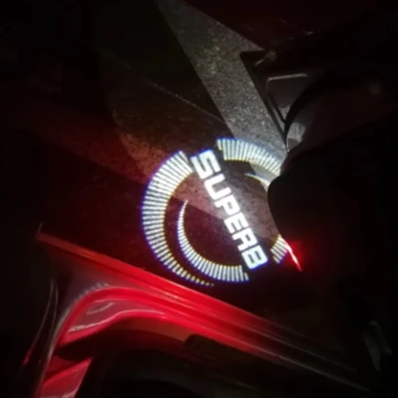 

LED Car Door Ghost Shadow Logo Projector Lights For Skoda Superb B6 B8 3V 3T 2006-2008 2009-2018 2019 2020 Projector Accessories
