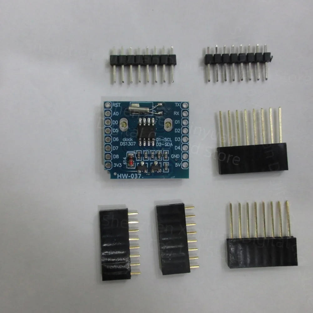 DS1307 Clock Module RTC Timing Board with Micro I2C Interface 24C32 Memory