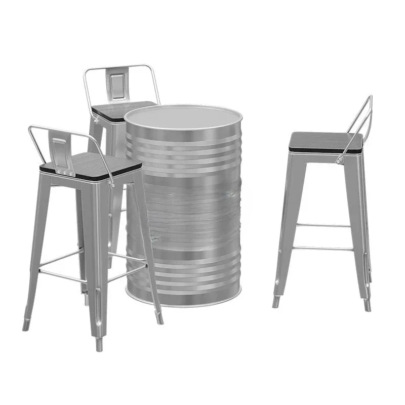 American creative retro auto repair modified locomotive club cafe bar chair
