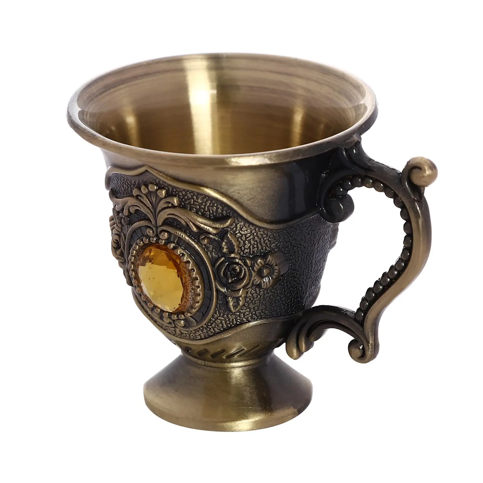 طقم شاي تركي، طقم فناجين قهوة تركية عتيقة مع وعاء و6 أكواب، كؤوس شاي تركية لديكور المنزل وعيد الميلاد وعيد الميلاد