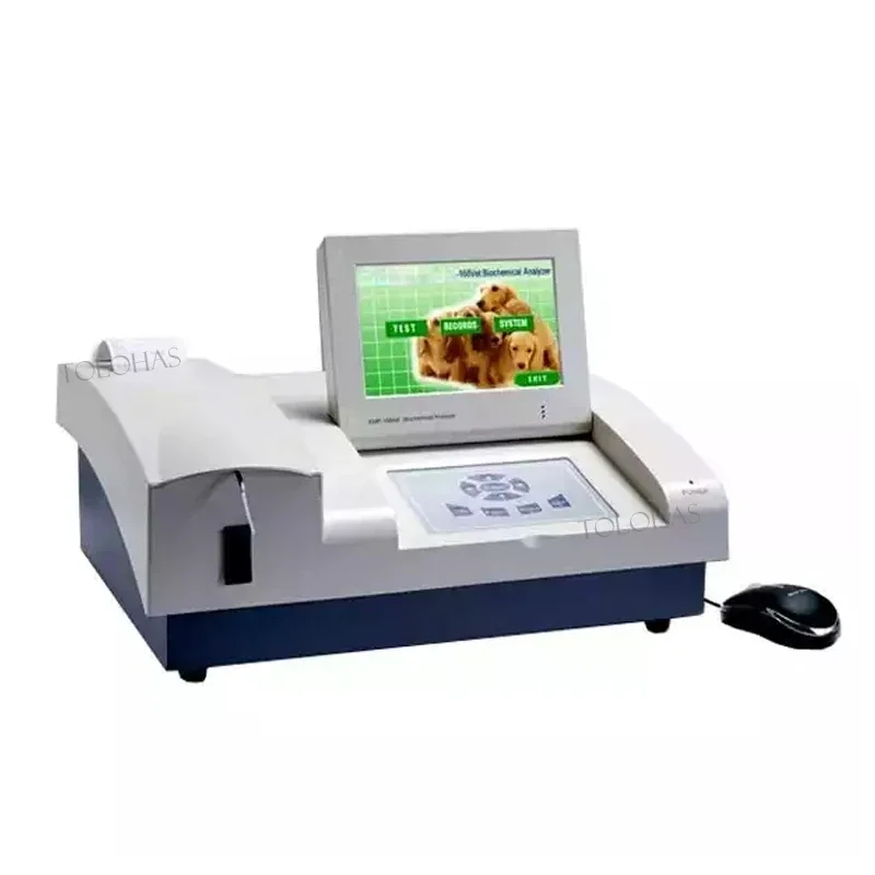 LHW168 Touch Screen Semi Automatic Veterinary Biochemistry  Clinical Vet Lab Testing Machine