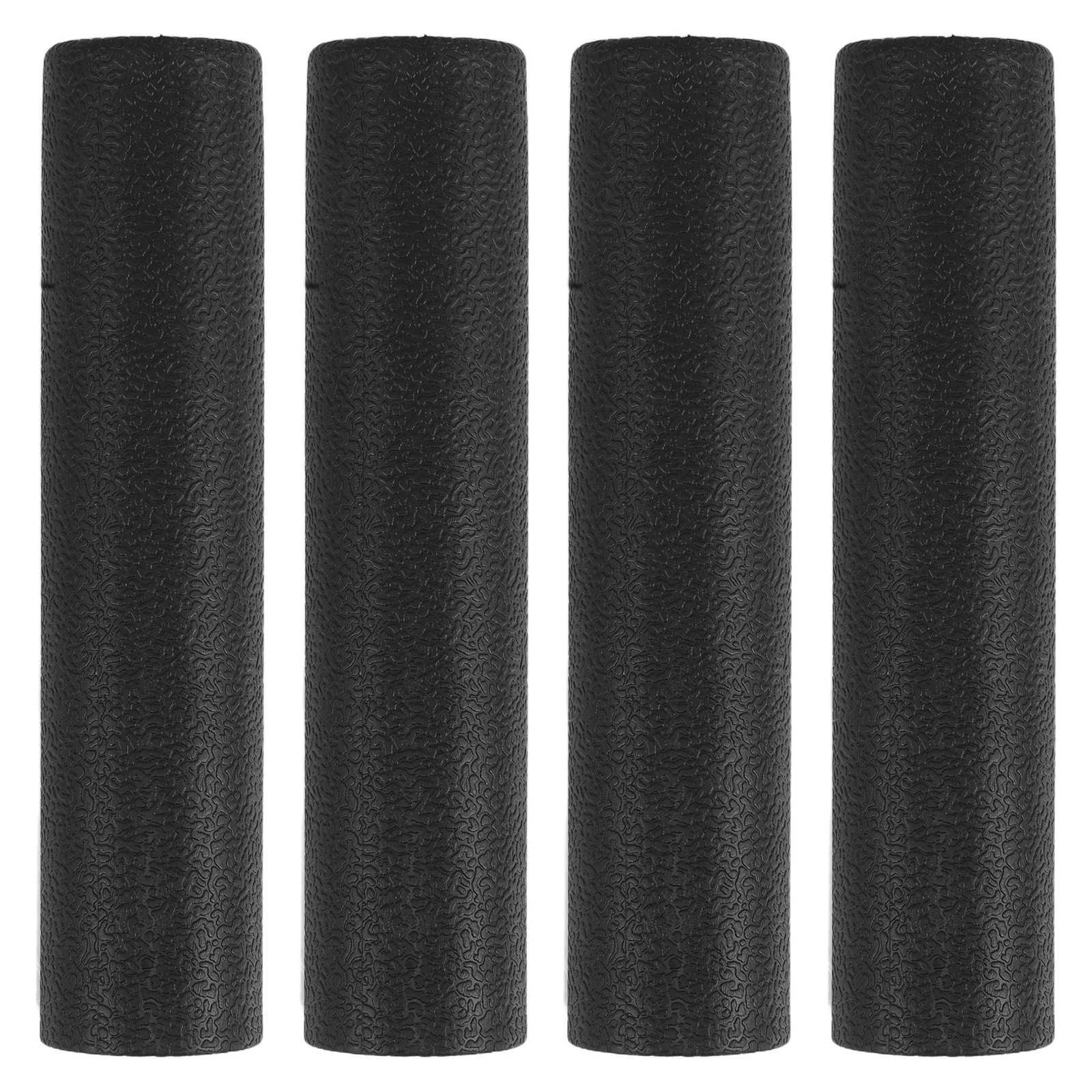 

4Pcs Fitness Equipment Handle Cover Black Non Slip Ergonomic Workout Grips for Barbells Dumbbells Heavy Duty Exercise Machine