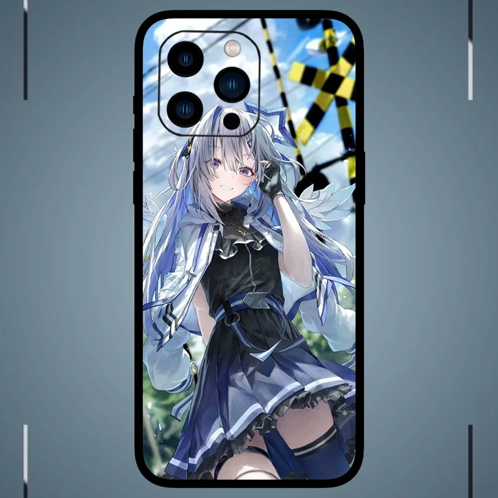 Hololive Amane Kanata Phone Case For iPhone 15 14 13 12 11 Pro Max mini XS XR X 8 Plus SE Cover