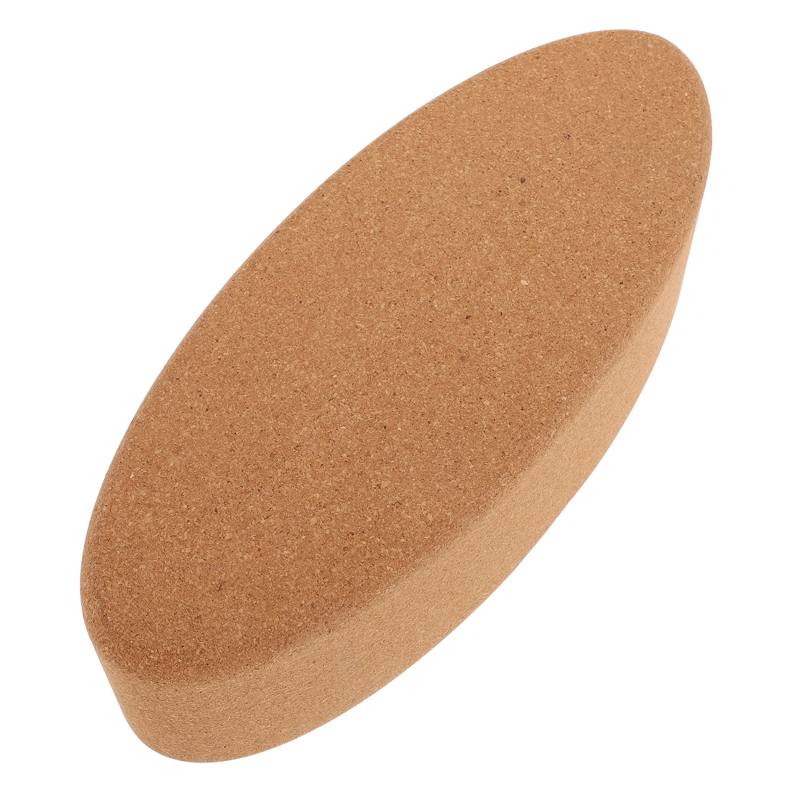 

High Density Yoga Blocks Durable Cork Oval Shape for Stretching Exercise Gym Equipment Workout Support Fitness Aid Tool