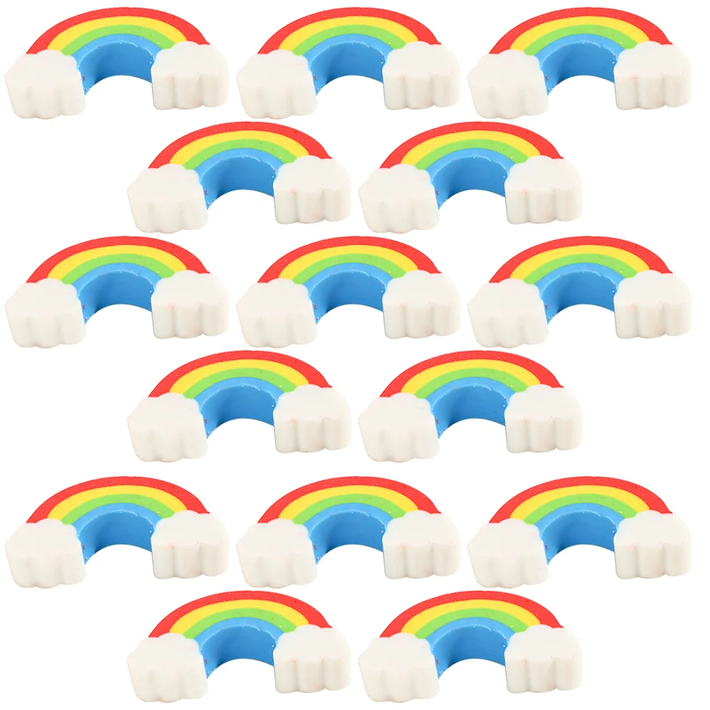 Rainbow Erasers for Kids Adorable Pencil Decorate Mini Delicate