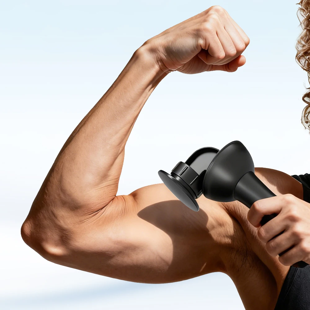 Massage Gun 6 Heads, High Power Vibration, Deep Tissue Fascia Relaxation, Muscle Recovery Tool