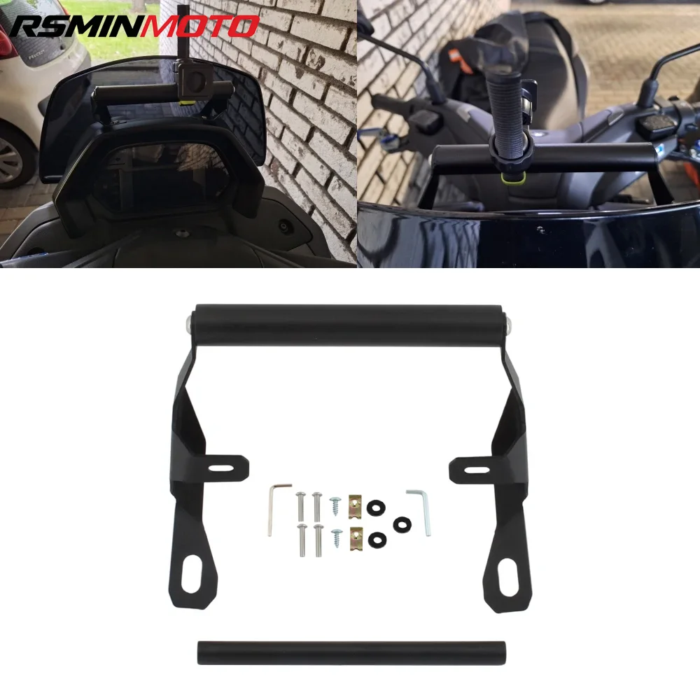 Motorcycle Accessories Navigation Bracket GPS Mount Device Carrier SMART PHONE Adapt Holder For YAMAHA NMAX155 2025-2026