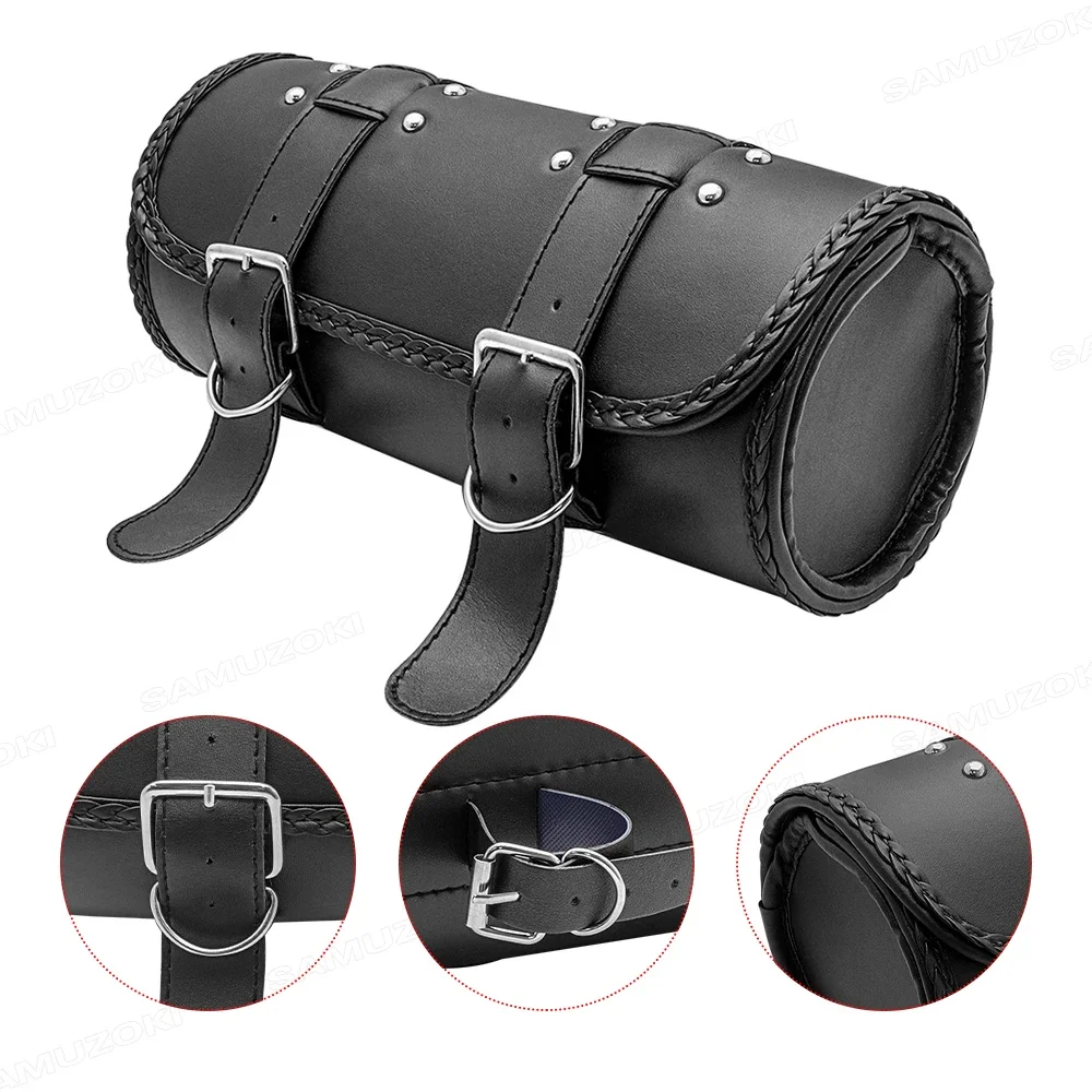 

Мотоциклетные кожаные седельные сумки, седельные сумки для инструментов, передние и задние сумки для Yamaha Honda Harley KTM PIAGGIO Aprilia, универсальные