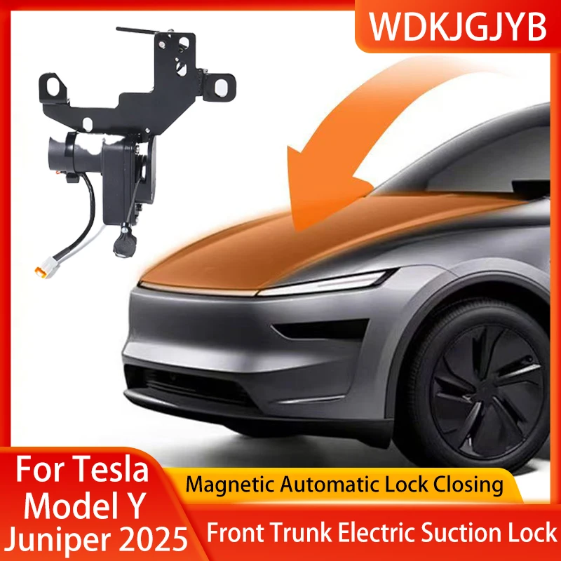 For Tesla Model Y Juniper  Launch 2025 Electric Suction Front Trunk Closer Power Trunk Electric Soft Closing Automatic Lock