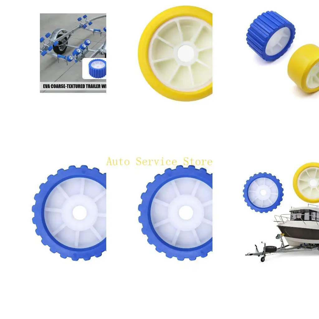 462A Trailer Boat Hardware Accessories Marine Ribbed Wobble Roller Marine Loader