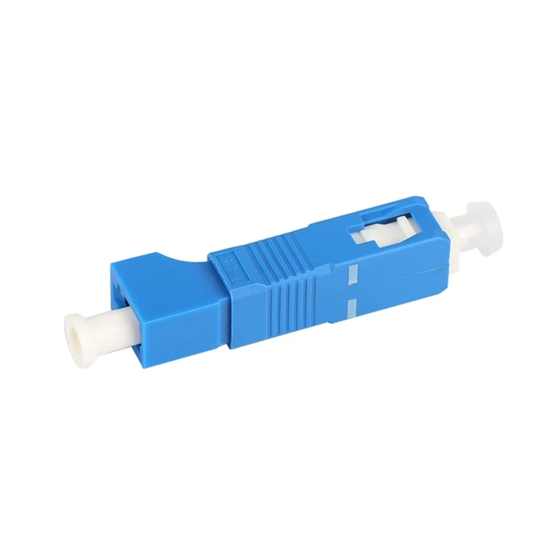 Fiber Optic Adapter SC Male To LC Female Single Mode Fiber Optic Hybrid Optical Adapter Converter Replacement for Sensor