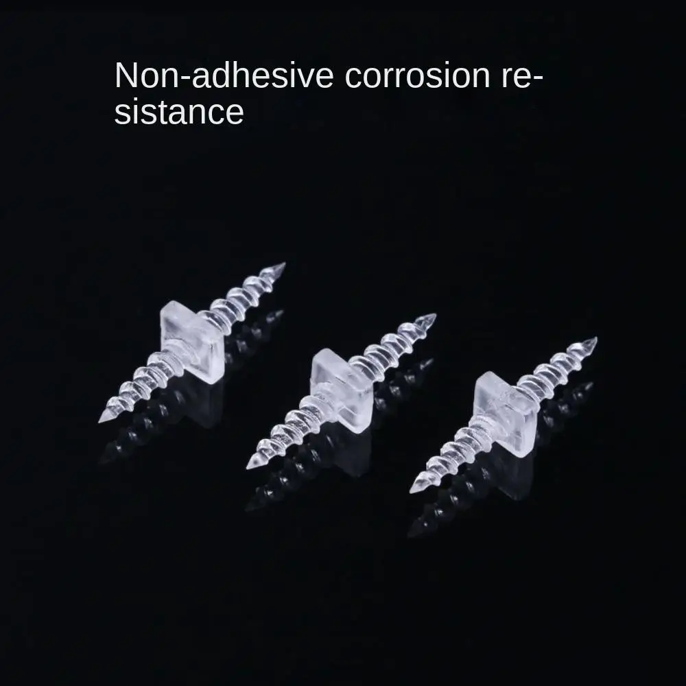 

10PCS/20PCS Ronnie Rig Tool 360° Boilies Stop Screw Pop UP Swivel D-Rig Chod Rig Plastic Location Boilie Screw Fishing Hook