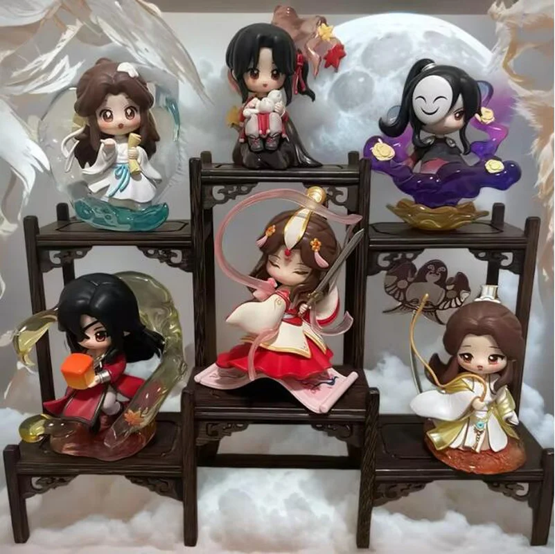 

Genuine Tian Guan Ci Fu Green And Elegant Series Blind Box Doll Mystery Box Anime Figure Room Decoration Collection Kids Gifts