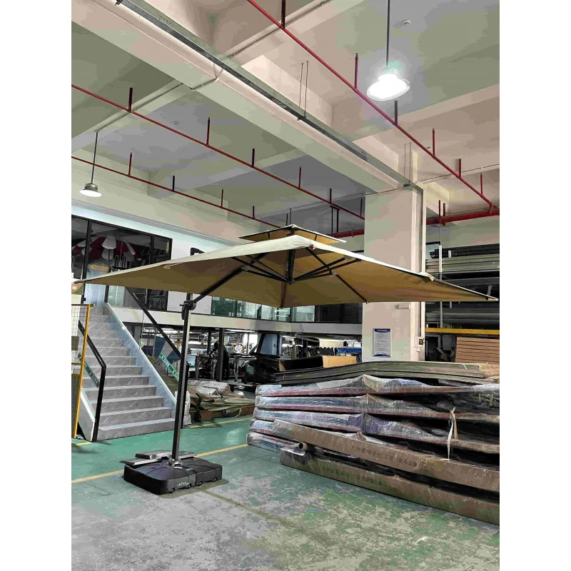 custom.Hot Sale Modern Outdoor Patio Square Parasol Aluminum Pole Plastic Frame Beach Roman Supermarket Outdoor Fur