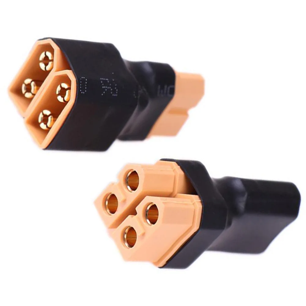 For XT60 Parallel Adapter Converter Female To Two Male Connector Cable For Lipo For Battery Harness Wiring High Current RC