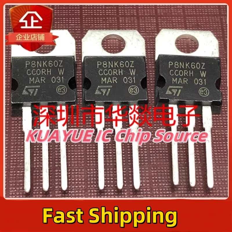 10PCS-30PCS/ P8NK60Z  STP8NK60Z    TO-220 600V 8A  Fast Shipping Quality Guarantee