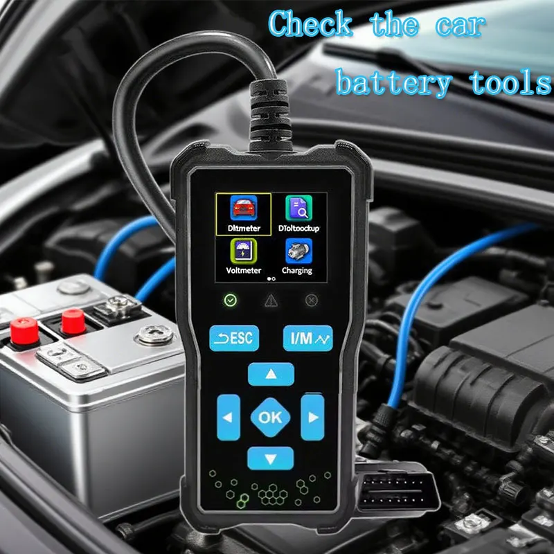 

Прибор для измерения аккумулятора электромобиля Тестер емкости аккумулятора и внутреннего сопротивления для проверки автомобильных аккумуляторов