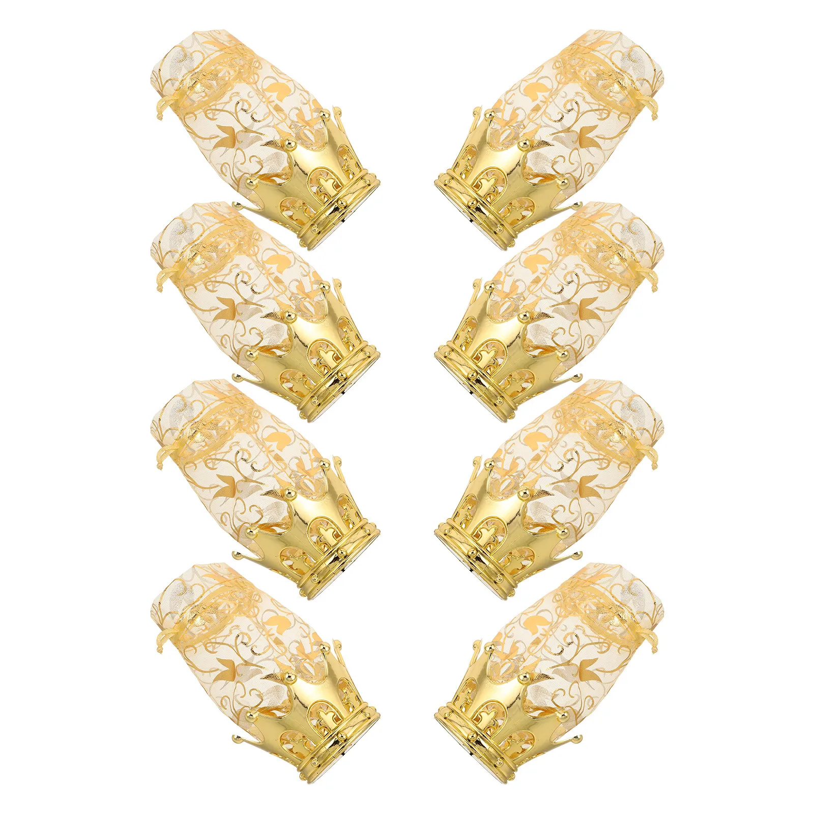 

8Pcs Plastic Gold Candy Box Crown Shaped Transparent Candy Organizer Party Favor Wedding Gift Storage Wedding Shower Favor Gift