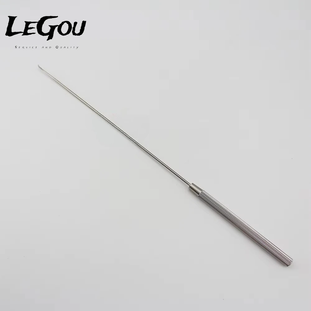 LeGou Professional Premium Manual Base ENT  Kit 180mm 2mm Sharp Head Sickle Knife Basis Rhinology Set