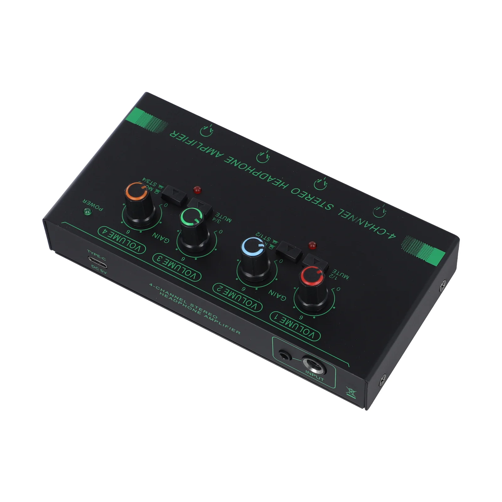 

For Personalized Listening Stereo Audio Amp 4 6 Channels Amp Volume Control Multiple Channels Wide Compatibility