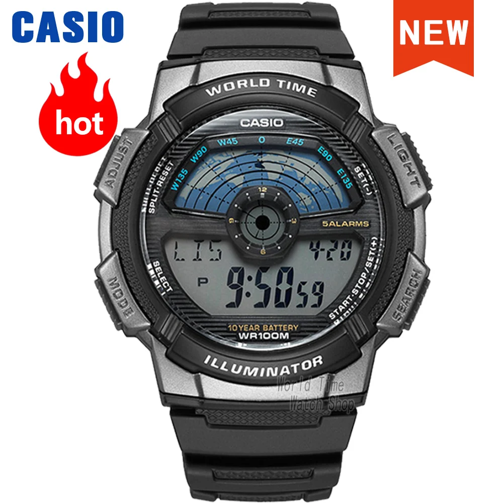 Casio watch for men top luxury set military 10-Year Battery Life 100m Waterproof digital watch sport quartz men watch relogio