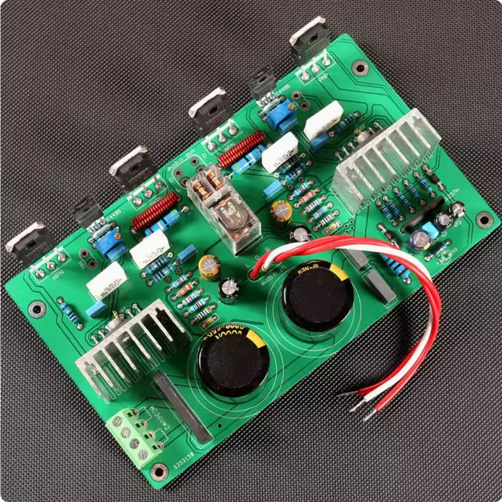 for UPC1298V Double Channels 80w*2 Rear stage power amplifier board PK LM3886