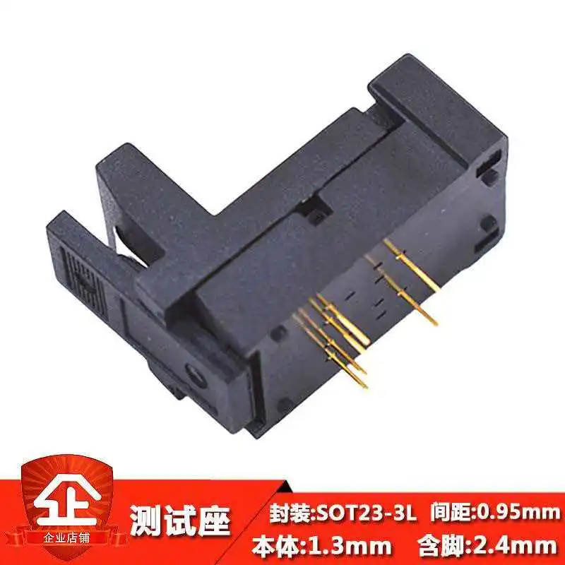 Test Socket SOT23-3L-1.4 Flip Cover IC Chip Test Fixture with Spacing 0.95mm Chip Programming Socket