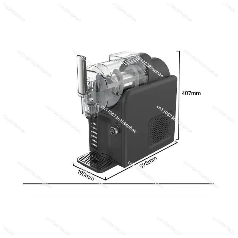 Household Small Commercial Cold Drink Machine Ice Cream  Automatic Ice Maker SmoothieSlush Machine