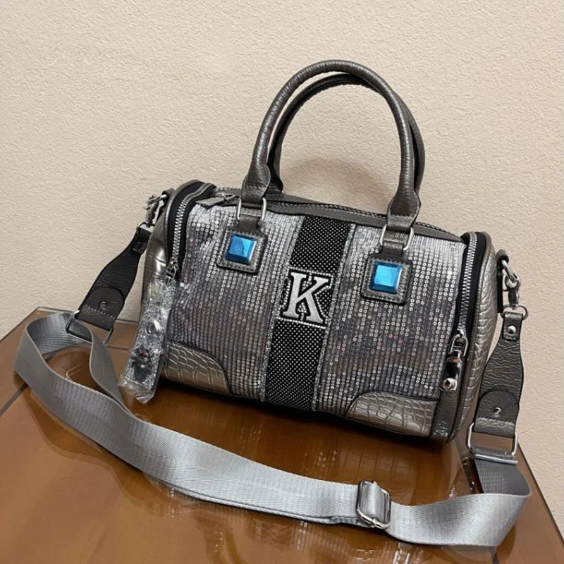 

New Women's Tote Bag Luxury Designer Women Shoulder Bag Female Large Capacity Fashion Diamonds Handbags Lady Brand Boston Bags ﻿