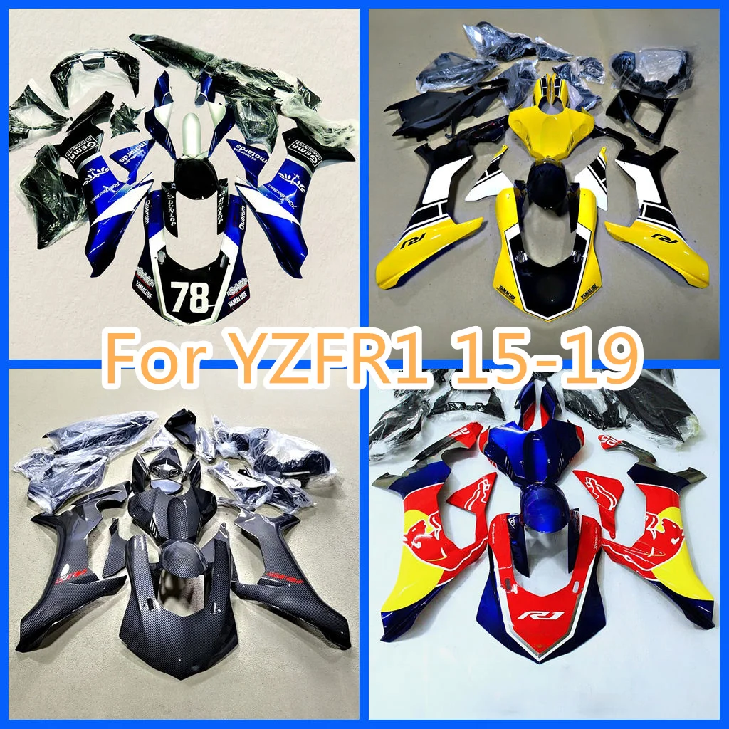 

Комплект кузова для YAMAHA YZF-1000 YZF-R1 YZFR1 15-19, кузов YZF R1 1000CC 2015 2016 2017 2018 2019, обтекатель мотоцикла