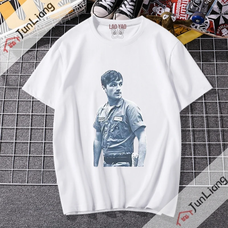 Men's T-shirts for Women Movie TV Actor Harajuku Josh Hutcherson Y2k Clothing Women's T-shirt Streetwear Sportswear