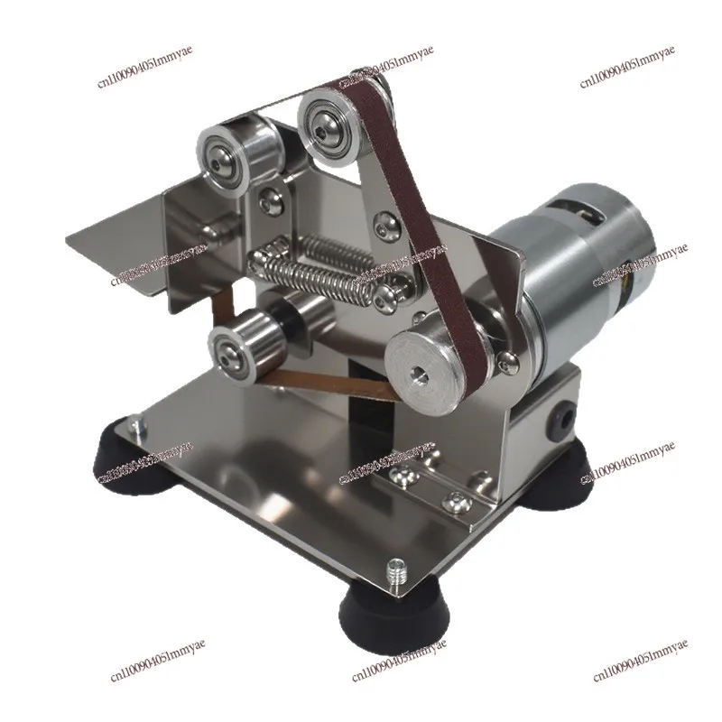 

Multifunctional Stainless Steel Mini Belt Grinding Machine Electric Polishing and Grinding Miniature Household Small Desktop