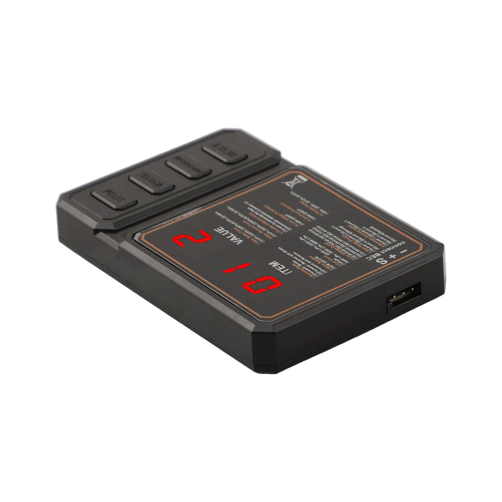 Customizable Braking Control Brushless for esc Programmer RC Car Performance Tuning Clear LED Display Protective Performance
