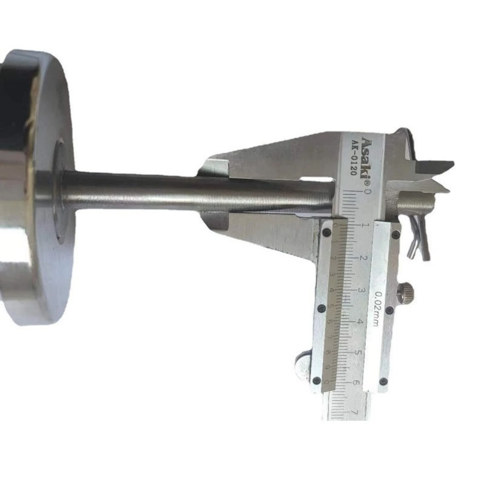 Picture 7: Plate Loading Rod with Locking Pin Compact Loading Pin Gym Attachment Space-Saving Hardware Standard for Athletes