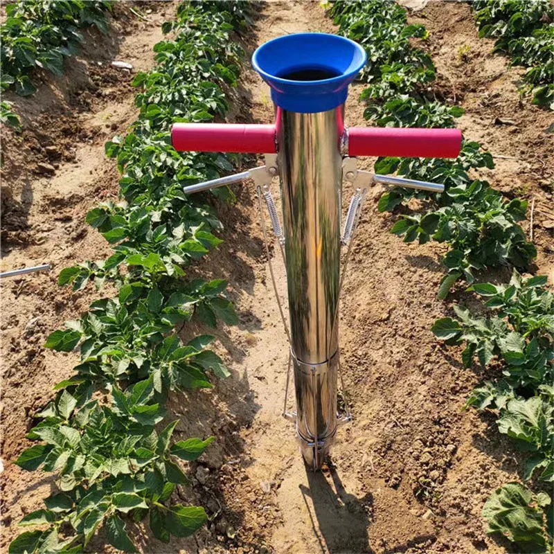 

Handheld Stainless Steel Vegetable Seeder Transplanter for Cabbage Sowing Garden Farming