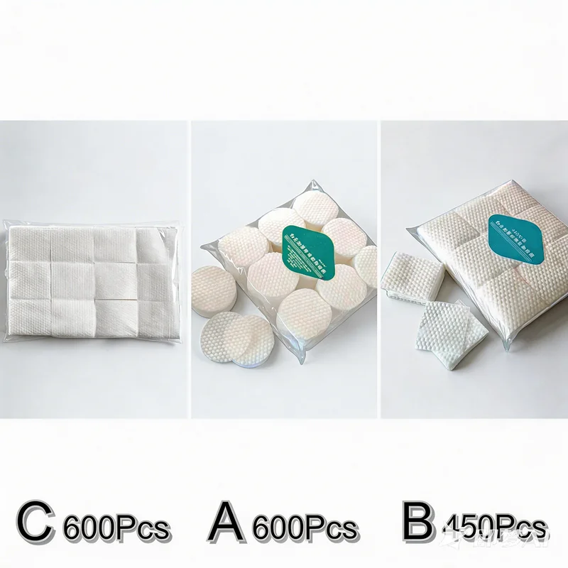 600/450pcs Thicken pearl Pattern Disposable Makeup Cotton Wipes Soft Remover Pads Facial Cleansing Paper Wipe Cosmetic Padsd