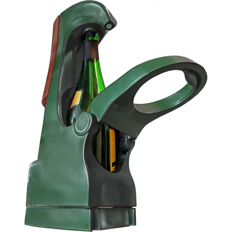 FIA 936 Vertedor de cidra manual Plis Plas, incluye adaptador de botella basco, verde