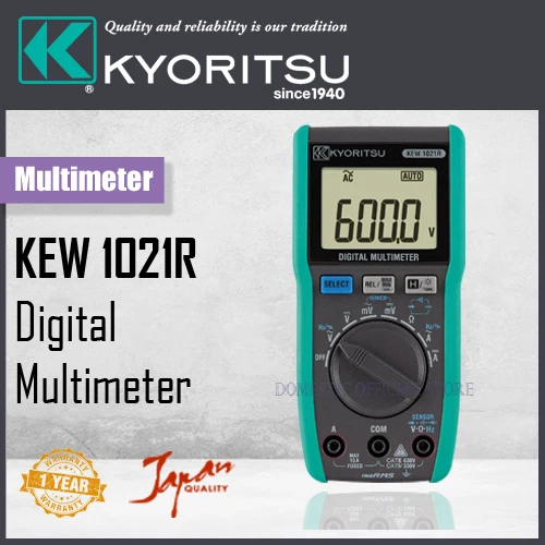 

Kyoritsu KEW 1021R Digital Multimeter