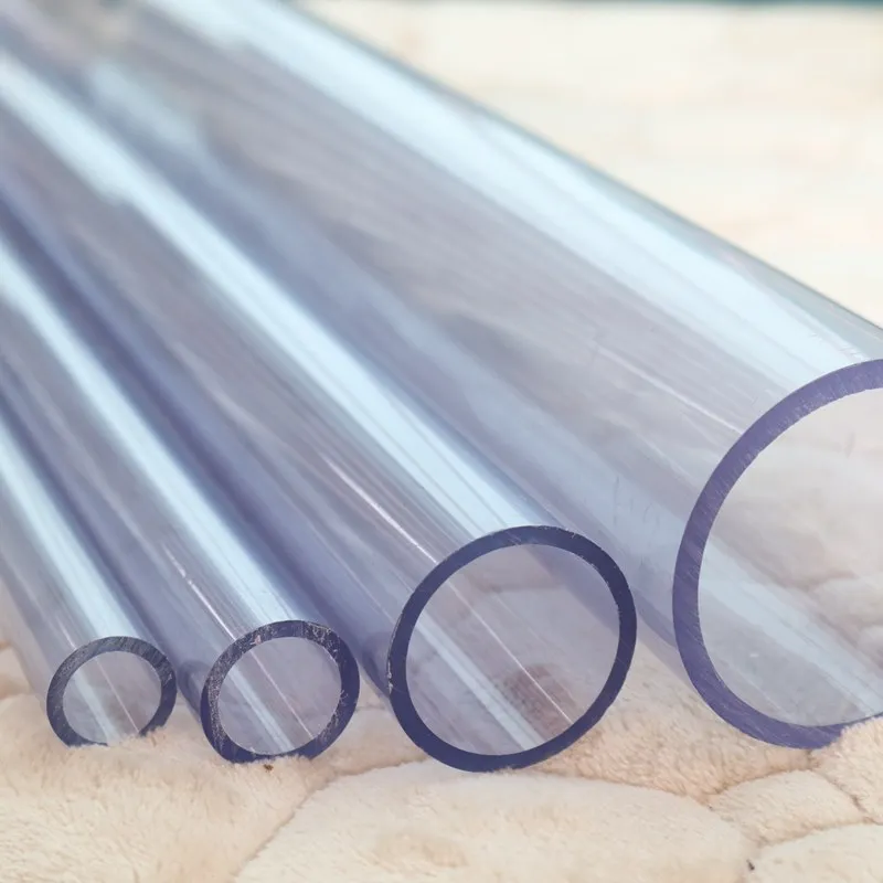 50cm Length 20mm~110mm PVC-U Pipe Water Pipe Garden Irrigation Transparent Tube Fish Tank Aquarium Pipe Drainage System Fittings