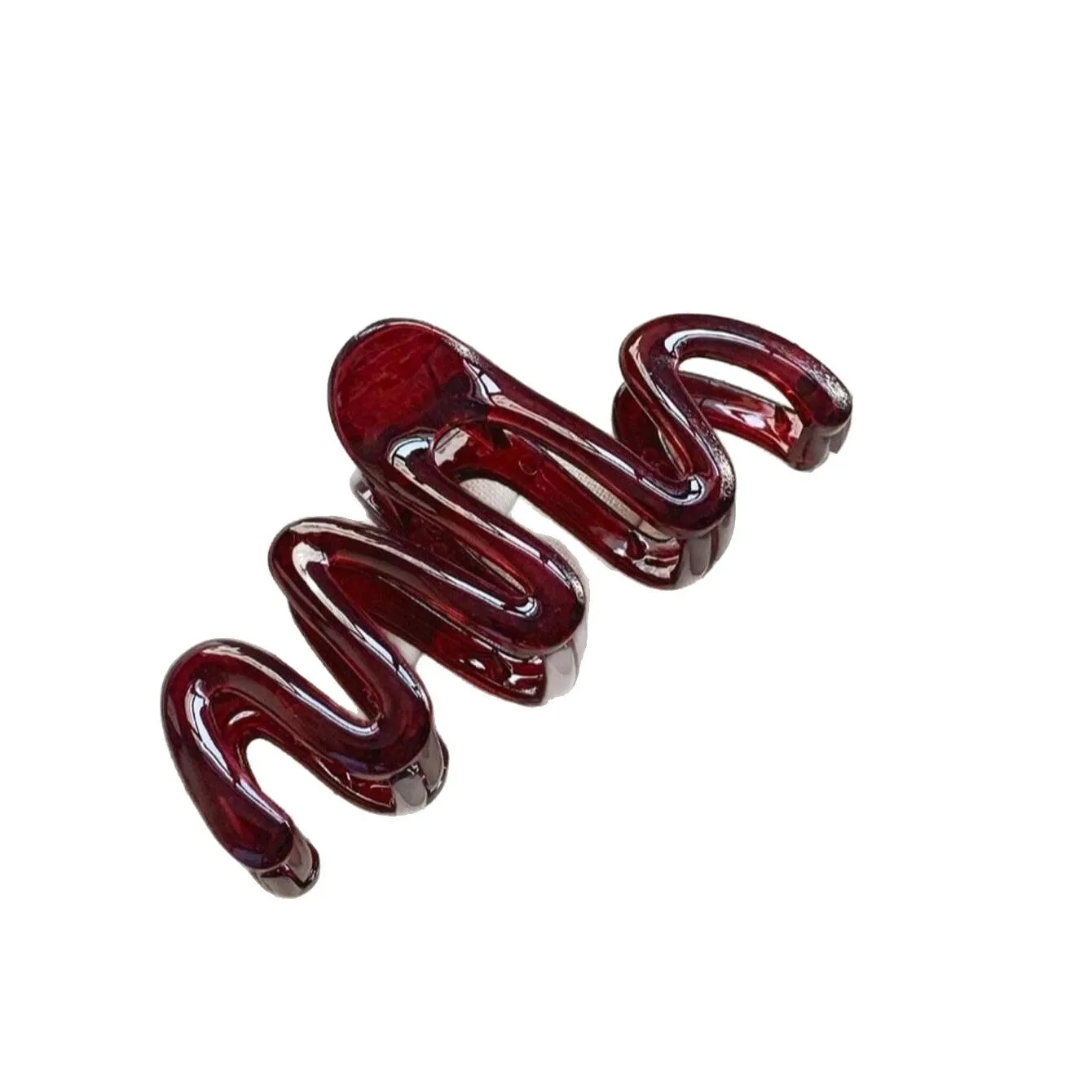 3PCS Premium Feeling Wave Shark Clip Haarclip Vrouwelijke achterhoofdplaat Haarclip Grote grijpclip Haarclip Hoofdtooi Haargreep