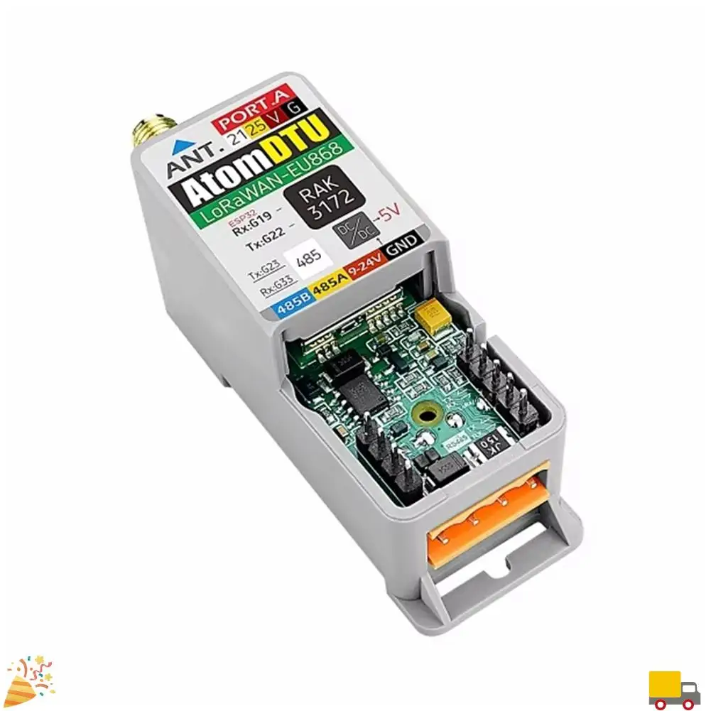 For M5stack Atomic DTU Lorawan Programmable Data Transmission Unit-EU868 STM32WLE5CC Base