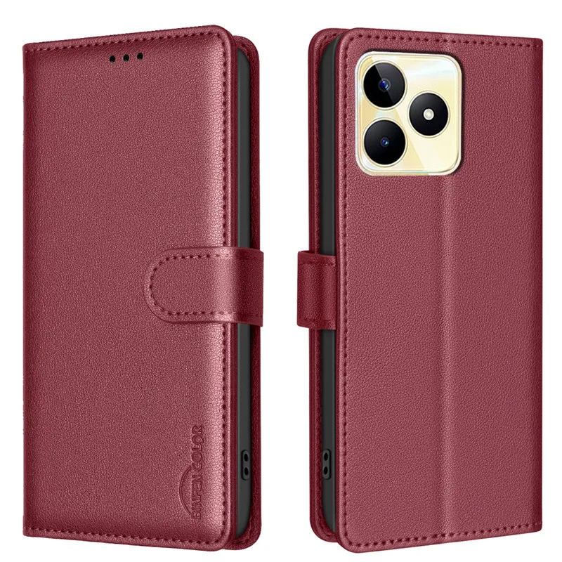 Wallet Flip Case For Realme C75 4G Cover Cases For OPPO Realme C75 C51 C53 C55 C65 Note50 4G Coque Leather Phone Protective Bags