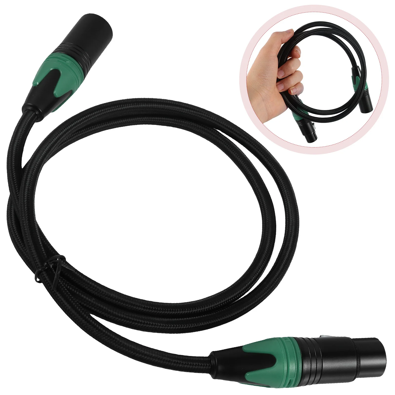 

Male to Female Microphone Cables Braided Xlr Cable for Recording Studio Mixers Audio Interfaces Home Studios Sound Clarity