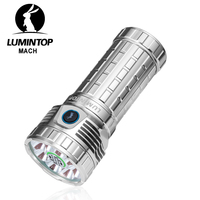 Powerful LED Flashlight Type-C Rechargeable Lamp Power Bank 46950 Li-ion 32000mAh Camping Lantern 23000 lumens Lights Torch MACH