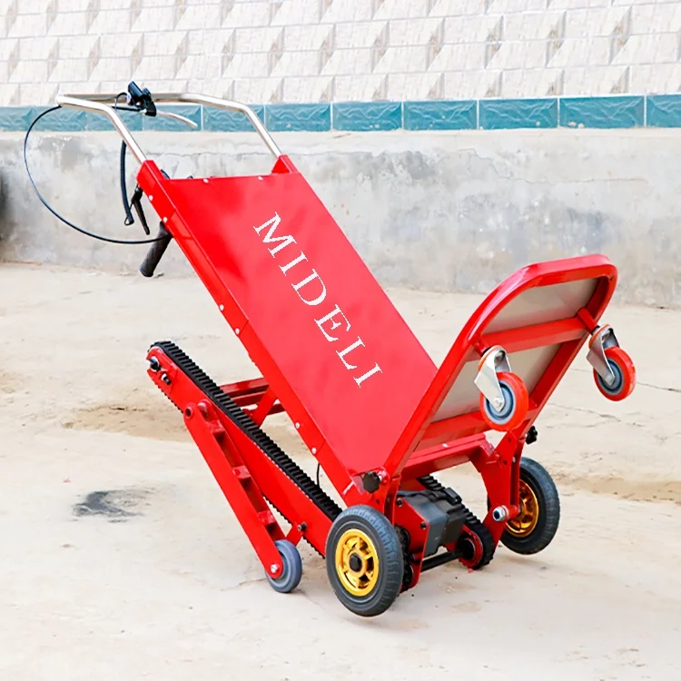 W Carts 400KG Capacity Steel Platform Pallet Stair Climbing Dolly Cart Electric Stair Climber Lifts Industrial Use Trolleys