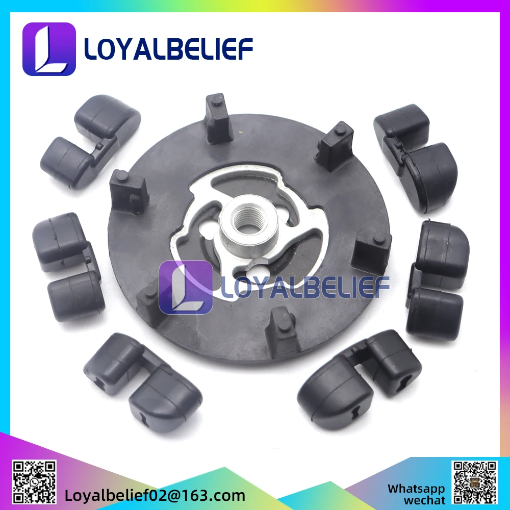 

5SE09C 5SL12C 5SEU12C 6SEU14C 6SEU17C 7SEU17C Резиновая ступица сцепления компрессора переменного тока для Volkswagen Audi BMW Toyota MB