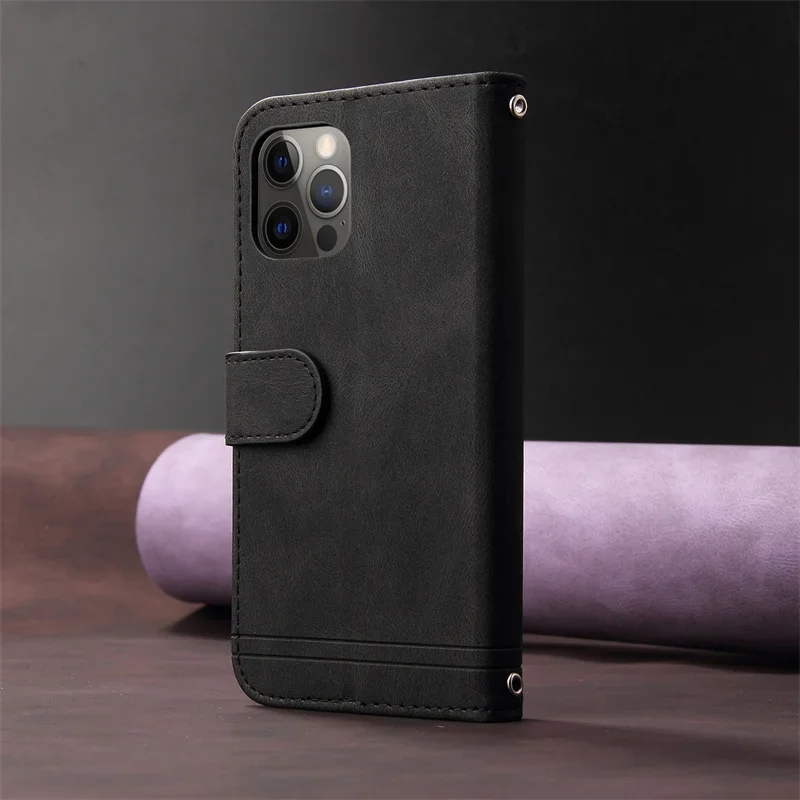 For Xiaomi Poco F6 Case POCO F6 Pro Wallet Flip Leather Cases For Xiaomi Mi Poco F6 Pro F6Pro Protect Cover Phone Coque Fundas