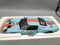 Autoart 1:18 GT40 No.40 Simulation Limited Edition All Open Alloy Metal Static Car Model Toy Gift