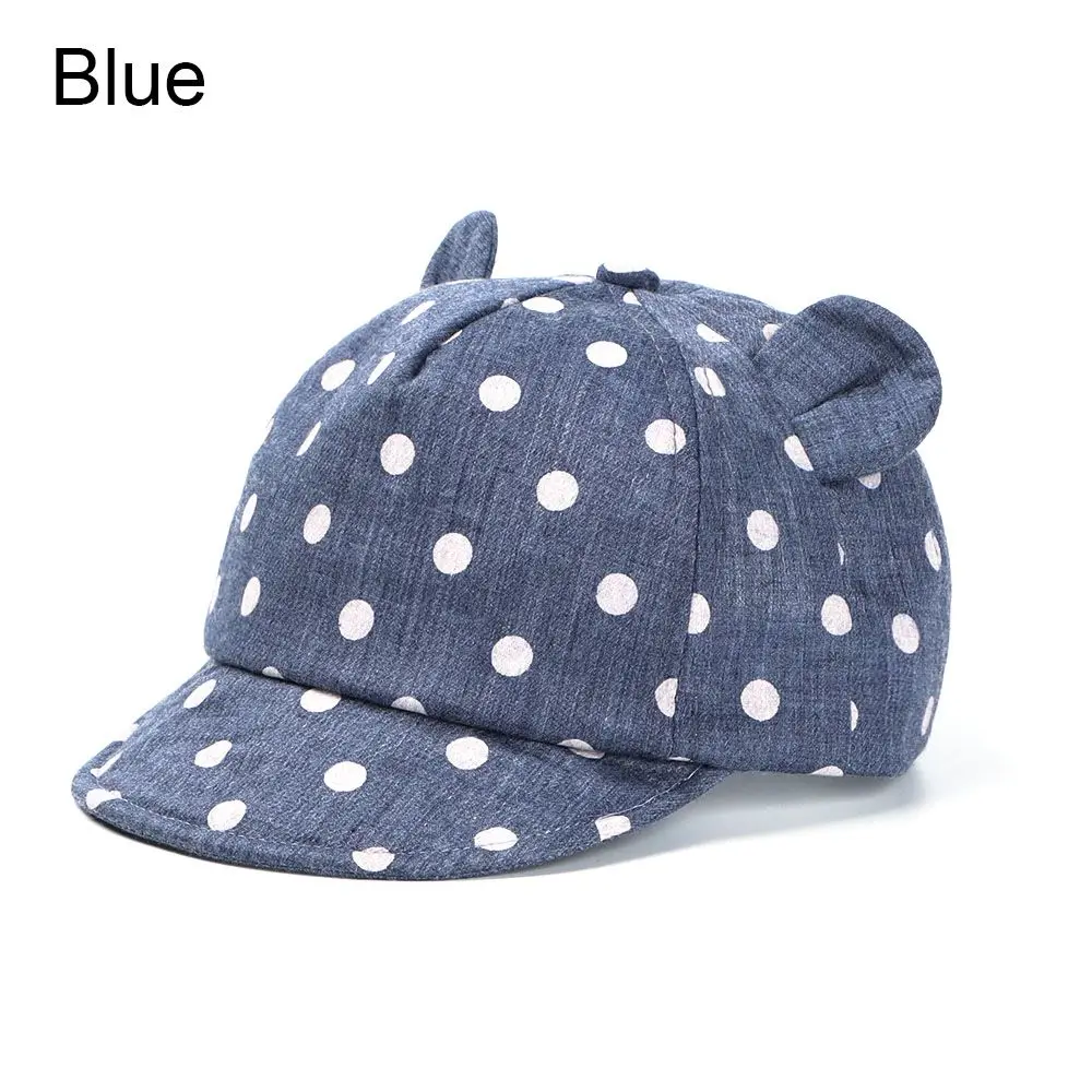 New Outdoor For 6-24Months Girls Boys Rabbit Ear Cap Children Sun Hat 's Baseball Hat Dot Beach Caps